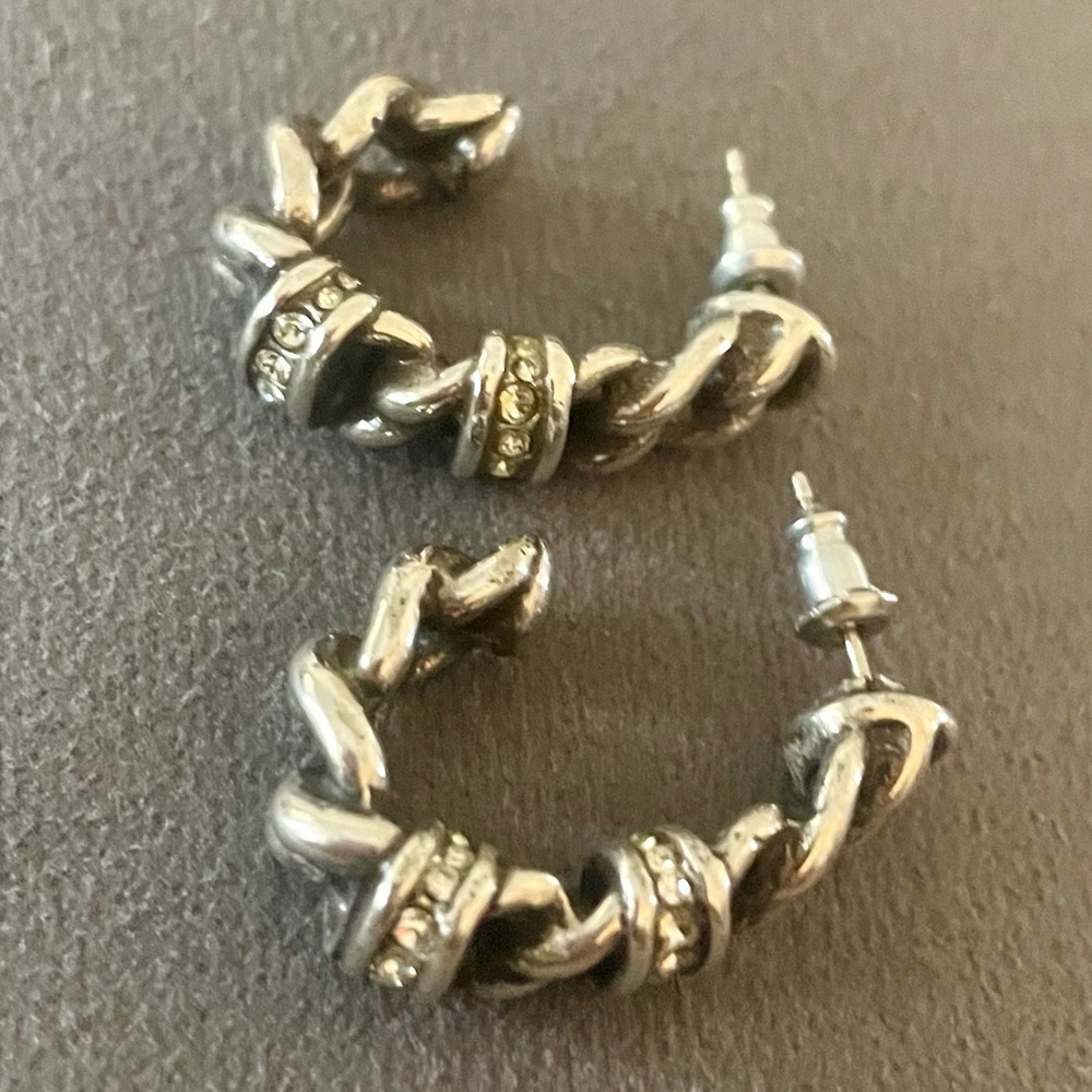 Vintage Brighton Silvertone earrings